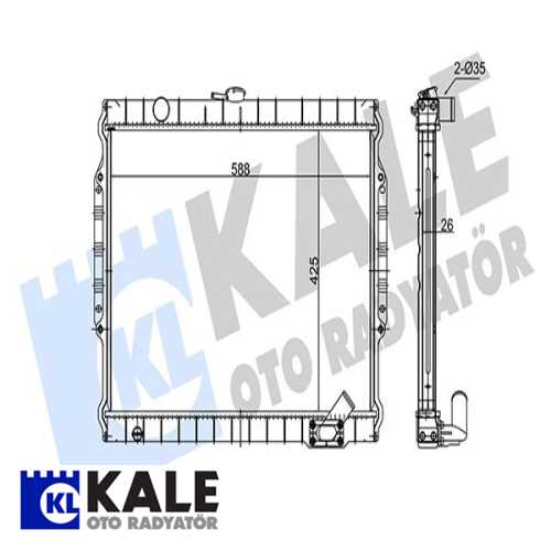 JAPON L-200 JAPON SU RADYATÖRÜ