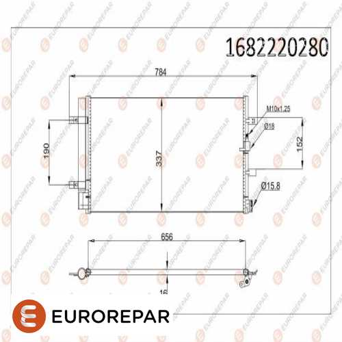 KLIMA RADYATÖRÜ 8FC 351 319-481 BM A4-A5-Q5 08-15 Ürün Görseli