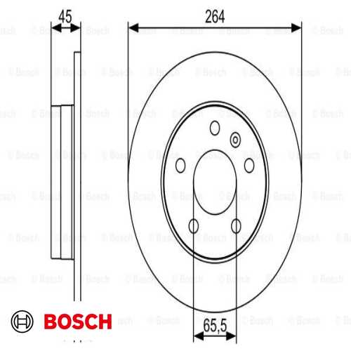 FREN DISKI ARKA  BM ZAFIRA B 12- Ürün Görseli