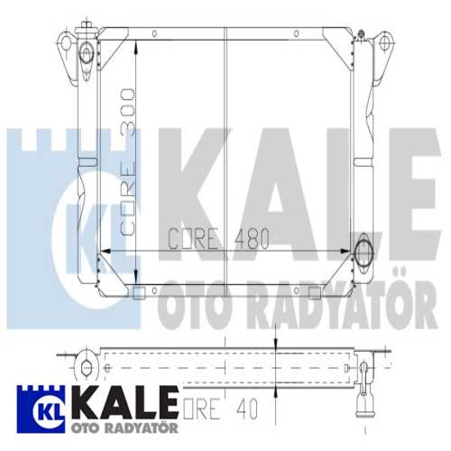 RENAULT RENAULT 12 TL/TX/STW/TOROS RENAULT SU RADYATÖRÜ 1 SIRA ALB SI Ürün Görseli