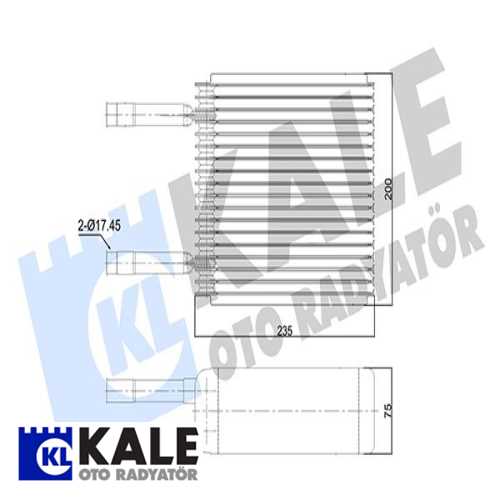 FORD FIESTA FORD EVAPORATOR Ürün Görseli