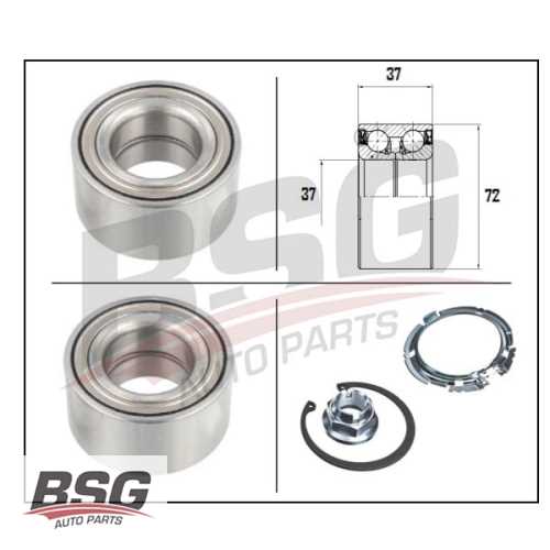 PORYA RULMANI ÖN ABS`LI BM MEGANE II /CLIO III-IV/LOGAN /SANDERO 03-