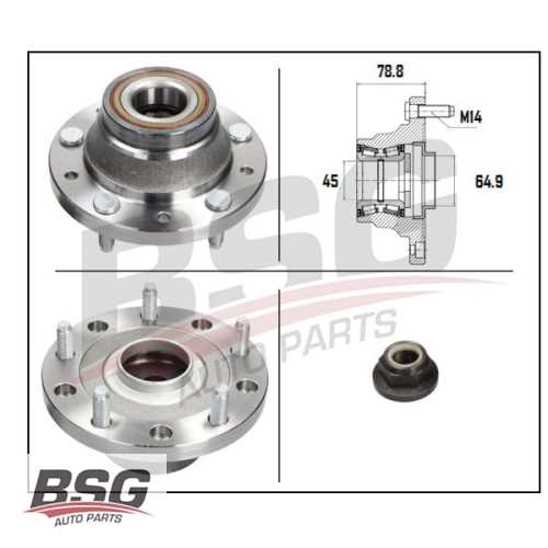 PORYA ARKA RULMANLI 6C11 2B664 DB/Ö.ÇEKER +ABS UZUN SASE BM TRANSIT V-347 06- Ürün Görseli