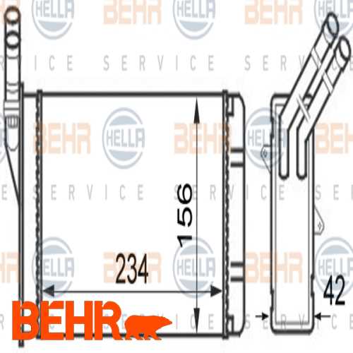 KALORIFER RADYATÖRÜ  B.M PARTNER/BERLINGO/306 96- Ürün Görseli