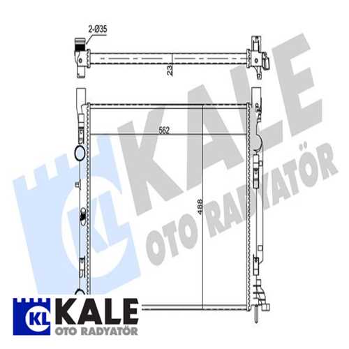 RENAULT KANGOO III / CITAN RENAULT SU RADYATÖRÜ 6 VITES Ürün Görseli