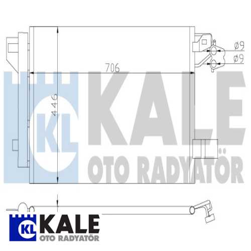 VW T5,5-T6 VW KLIMA RADYATÖRÜ 8FC 351 343-131 (KURUTUCULU)