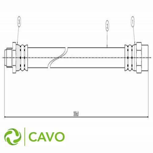 FREN HORTUMU ARKA  BM E38 98-01