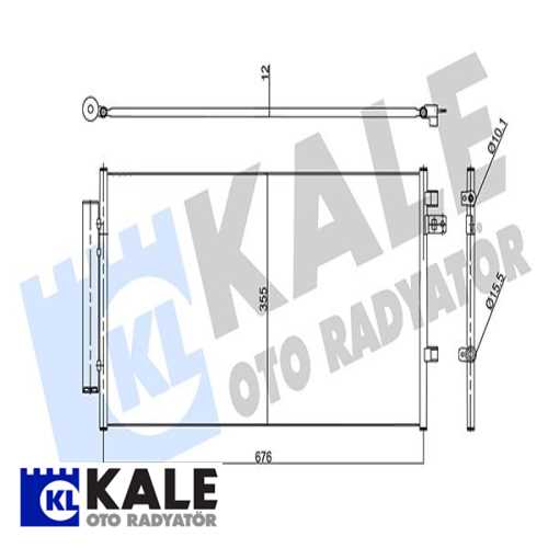 FIAT 500X-RENEGADE FIAT KLIMA RADYATÖRÜ