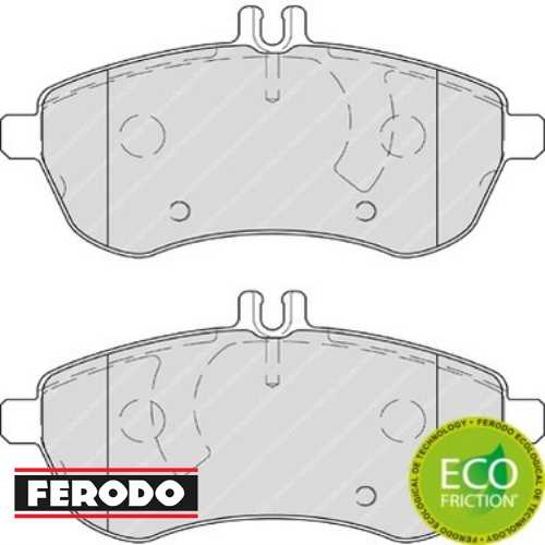 MERCEDES W204-212-207 MERCEDES FREN BALATASI ÖN Ürün Görseli
