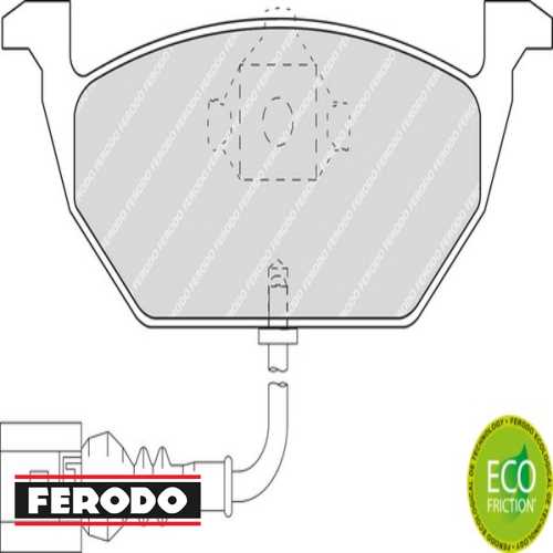 VW GOLF4-GOLF5-JETTA-BORA-POLO-A3-LEON VW FREN BALATASI ÖN GDB1386 / GDB1658