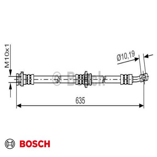 FREN HORTUMU ÖN SOL . 1.6:2.0:1.5 DCI QASHQAI (J10) 07-13