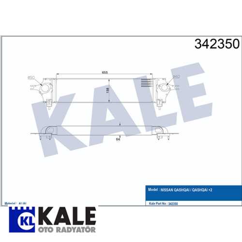 FIAT EGEA FIAT TURBO RADYATÖRÜ TURBO RADYATORU AL/PL Ürün Görseli