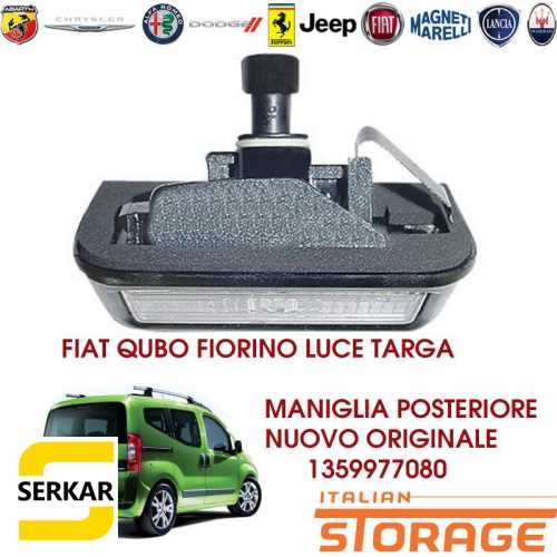 FIORINO BIPPER NEMO PLAKA LAMBASI ÇİFT KAPI Ürün Görseli