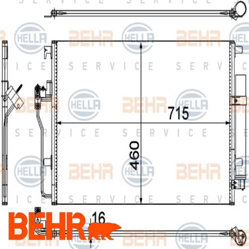 KLIMA RADYATÖRÜ CRAFTER BM SPRINTER-CRAFTER 06- Ürün Görseli