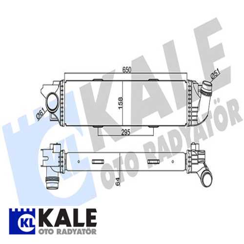 RENAULT TRAFIC III/VIVARO RENAULT TURBO RADYATÖRÜ INTERCOOLER