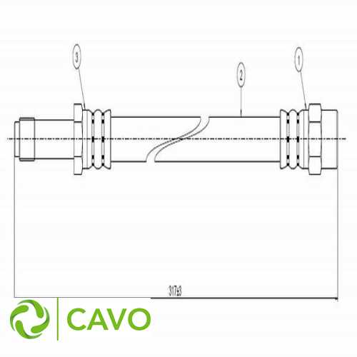 FREN HORTUMU ARKA SAG-SOL BM E39 96-03 Ürün Görseli