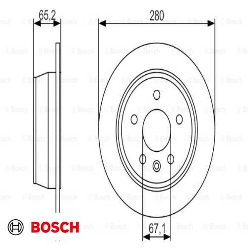 FREN DISKI ARKA  BM W638 97-03 Ürün Görseli