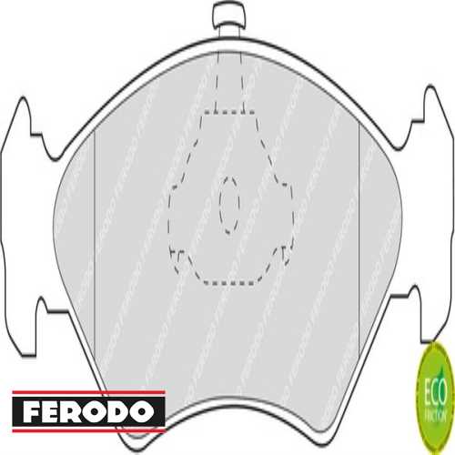 FORD FIESTA FORD FREN BALATASI ÖN (-ABS)TAM T2K021 FSTS/YS61 & AA Ürün Görseli