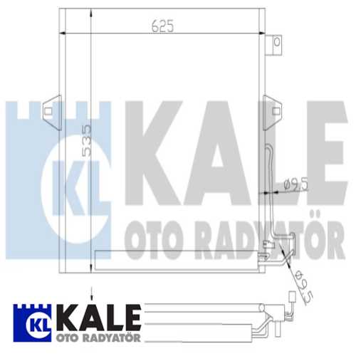 MERCEDES 251-164 MERCEDES KLIMA RADYATÖRÜ