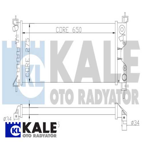 OPEL CORSA B COMBO B OPEL SU RADYATÖRÜ AL/PL/BRZ