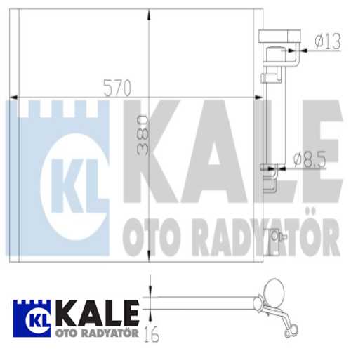 FORD FIESTA FORD KLIMA RADYATÖRÜ 1,4 TDCI 70 PS
