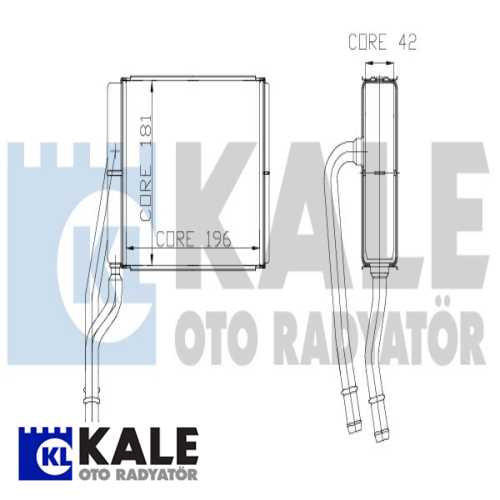 FORD FOCUS / CONNECT FORD KALORIFER RADYATÖRÜ