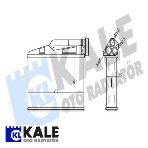 BMW E39 BMW KALORIFER RADYATÖRÜ Ürün Görseli