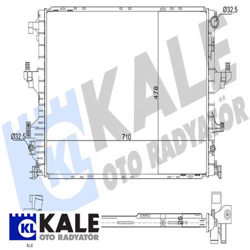 VW T5,5-T6 VW SU RADYATÖRÜ