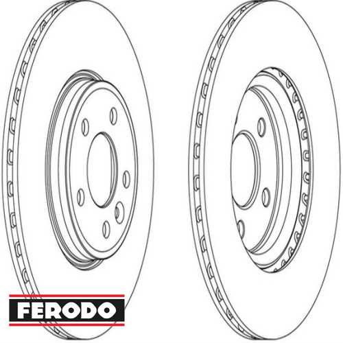 VW A4-A5-Q5 VW FREN DISKI ÖN 36232 / DF4866S (TAKIM FIYAT)