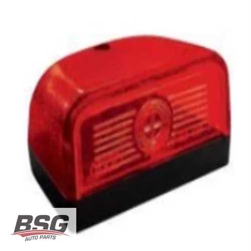 PLAKA LAMBASI KIRMIZI 12/24 V PICK-UP BM TRANSIT V-184 P100 01-