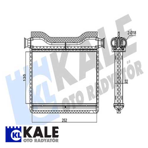 BMW F06-F07-F10-F11-F18-6F12-F13-7F01-F02 BMW KALORIFER RADYATÖRÜ