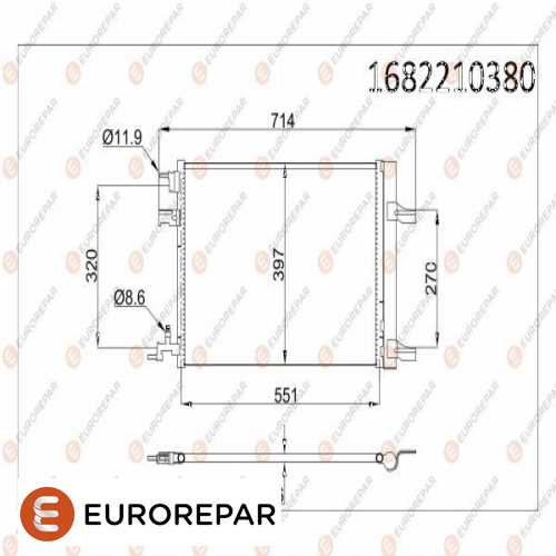 KLIMA RADYATÖRÜ  A13DTE A14XER A16XER A16LET F16D3 F16D4 ASTRA J CRUZE 09-
