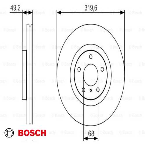 FREN DISKI ÖN . 3.5 V6 G35 (V35) : Q40 (V36) 06-15 04-07 Ürün Görseli