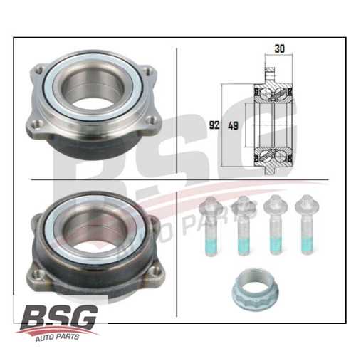 PORYA ARKA RULMANLI KOMPLE BM 204-207-230 2007-2014 Ürün Görseli