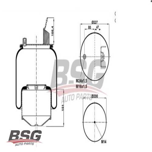 KÖRÜK, HAVALI SÜSPANSIYON METAL PISTON D6A/B-D7C-D9A/B-D11C-D13A/B/C/K-D16A/B/C/E/G FH I/II, FH12, FH16 I/II, FL, FL6, FM I/II, FM7, FM9, FM12, FMX I/II 1985-