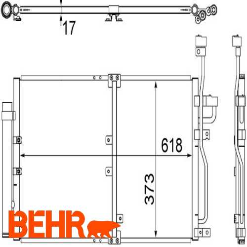 KLIMA RADYATÖRÜ  Z20S CAPTIVA ANTARA 07- Ürün Görseli