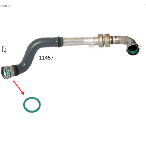 RENAULT FLUENCE/MEGANE III RENAULT TURBO HORTUM CONTASI YESIL RENK CONTA Ürün Görseli