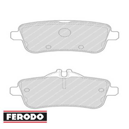 MERCEDES W166-176-117-SLK172 MERCEDES FREN BALATASI ARKA SPOR PAKETI OLMAYAN ARAÇLAR Ürün Görseli