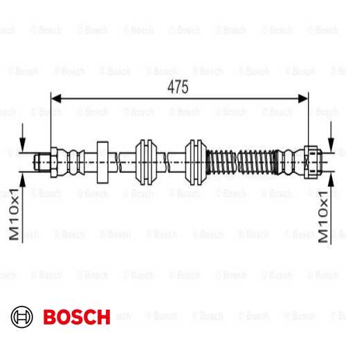 FREN HORTUMU ARKA  BM W166 12-