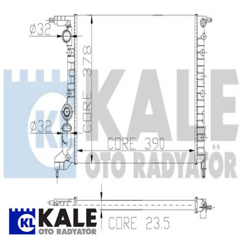 RENAULT CLIO RENAULT SU RADYATÖRÜ 1 SIRA ALB SI