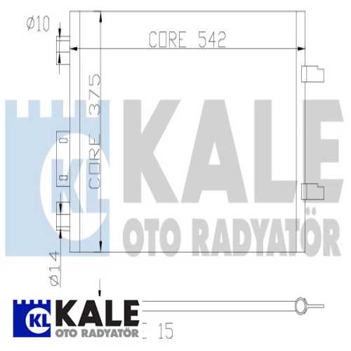 RENAULT CLIO II RENAULT KLIMA RADYATÖRÜ AL Ürün Görseli
