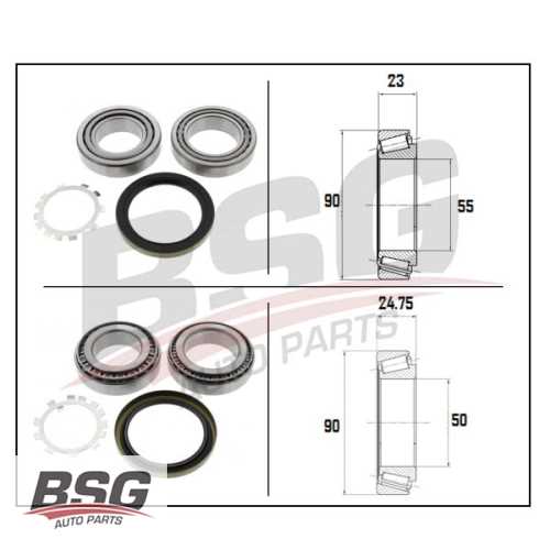 PORYA RULMANI ARKA (32210 + 32011 + 75X95X13) OM.602-611 SPRT,412,413,416,LT46 95-06 Ürün Görseli