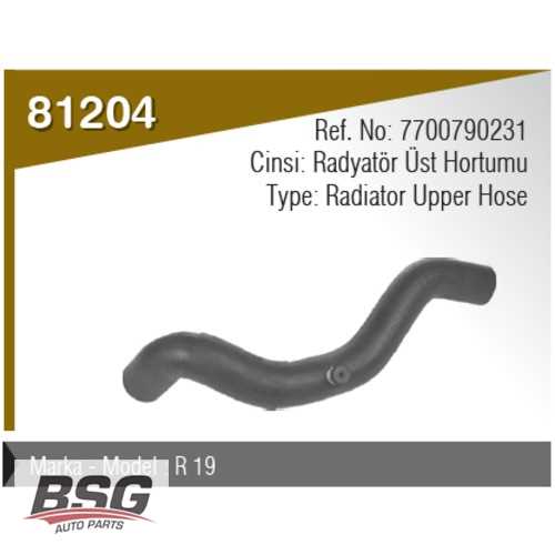 RADYATÖR HORTUMU ÜST  1.4-1.6 R19 88-