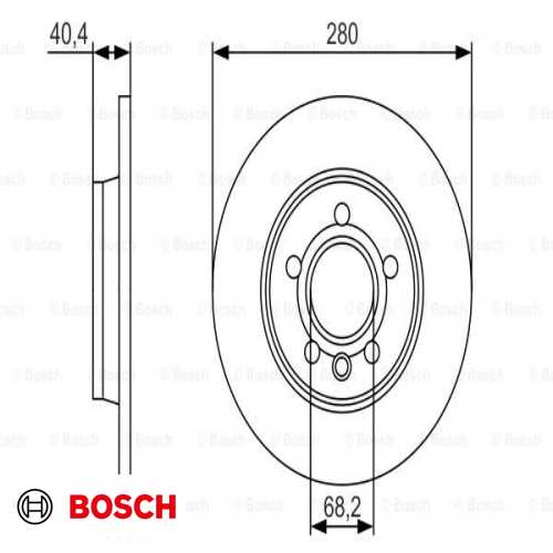 FREN DISKI ARKA 18490-DDF1012-DF4047 (ADET FIYAT) BM T4 91-03