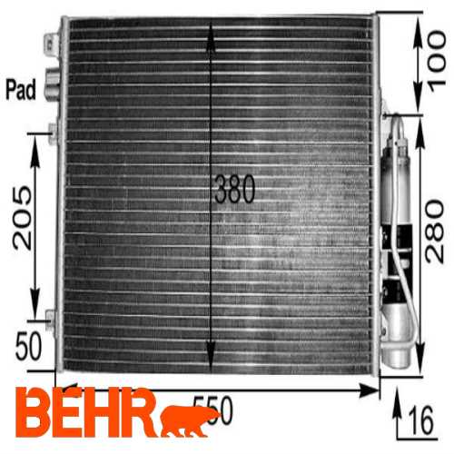 KLIMA RADYATÖRÜ  2.0 16V Sport (CB0M) CLIO II (BB_, CB_) 98-