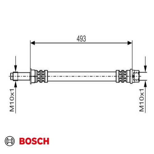 FREN HORTUMU ARKA  BM W901-902-903-904-906 97- Ürün Görseli