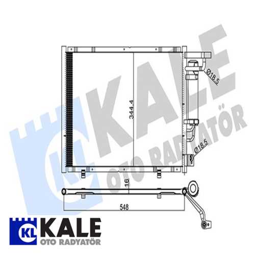 FORD COURIER FORD KLIMA RADYATÖRÜ TÜPLÜ Ürün Görseli