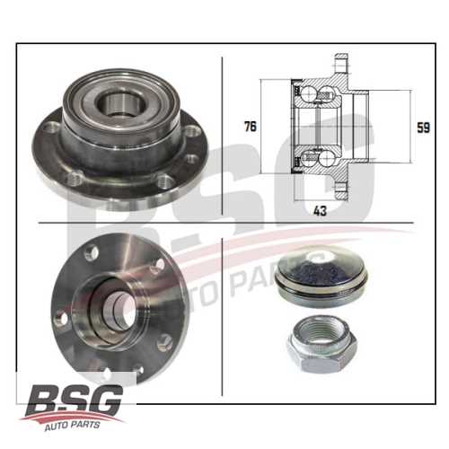 PORYA ARKA RULMANLI ABS`LI 5 BIJON BM DOBLO III/COMBO D 09-