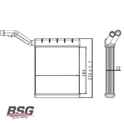 KALORIFER RADYATÖRÜ  BM MONDEO/S-MAX 07-14 Ürün Görseli