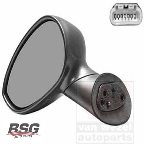 DIS DIKIZ AYNASI SOL ELEK+AST BM FIAT 500 07-